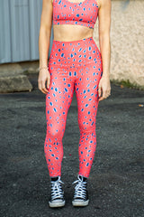 Coral Jaguar ABL Ultra High Rise Leggings - FINAL SALE