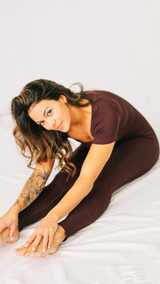 Seamless Silhouette Ribbed Onesie