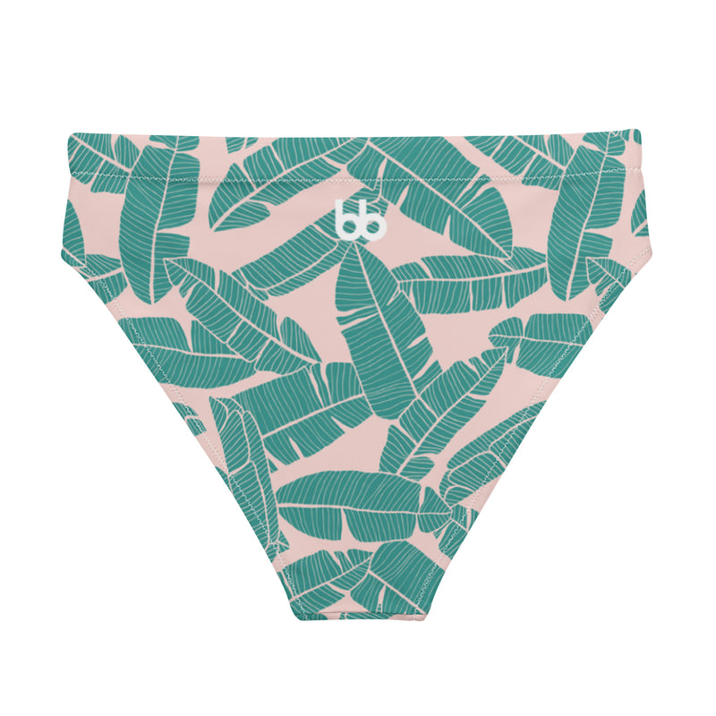 Palms Away High Waisted Bikini Bottom